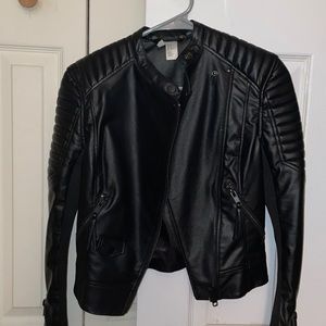 H&M faux leather jacket